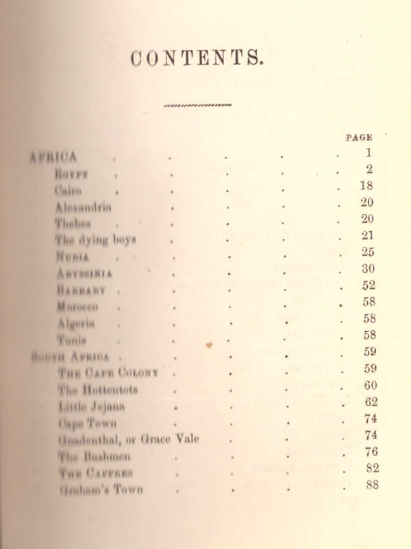 Far Off, or Africa and America Described, 1856