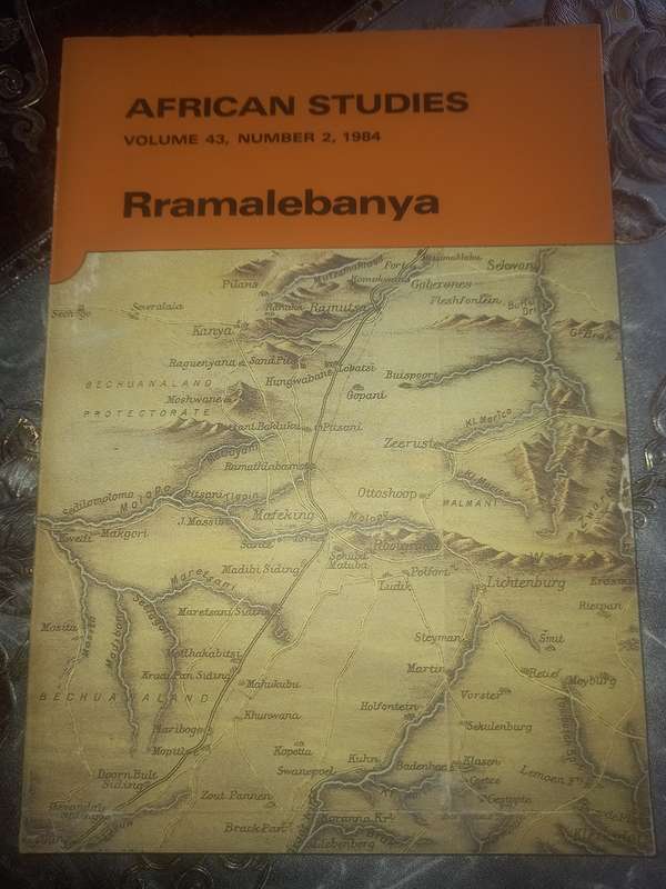 African Studies, Rramalebanya, volume 43 - number 2 - 1984