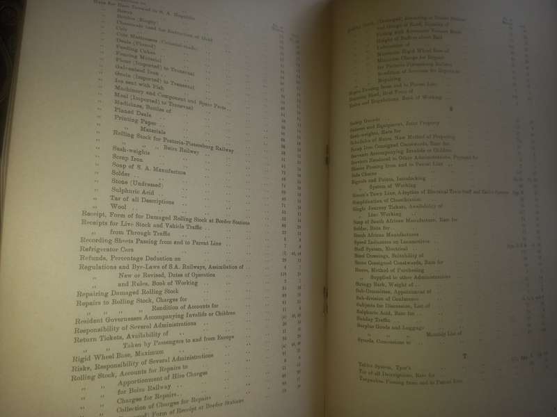 South African Railway Conference (blue book) 1898