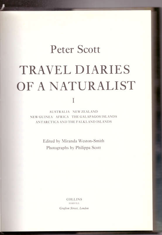 Travel Diaries of a Naturalist - part I, include Africa