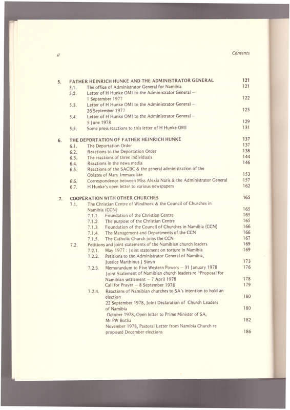 The Green and the Dry Wood: Documentation, the Roman Catholic Church (Vicariate of Windhoek)