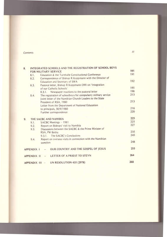The Green and the Dry Wood: Documentation, the Roman Catholic Church (Vicariate of Windhoek)