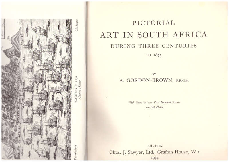 Pictorial Art in South Africa During Three Centuries to 1875