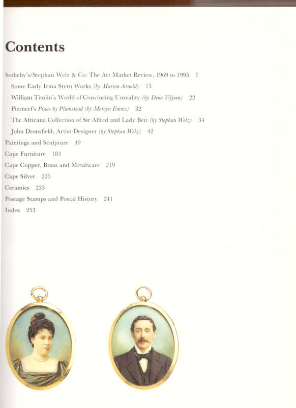 Art At Auction in South Africa - The art market Review 1969 to 1995