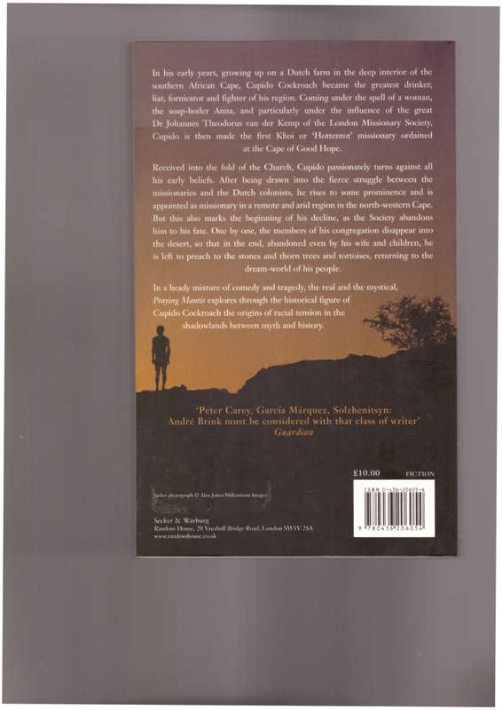 Praying Mantis - André Brink (paperback)