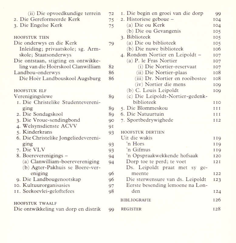 Van Roodezand tot Gariep, die 150 jarige bestaan van die N.G. Gemeente Clanwilliam 1826-1976