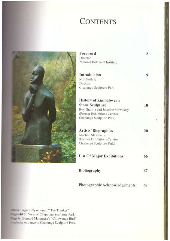Zimbabwe Stone Sculpture