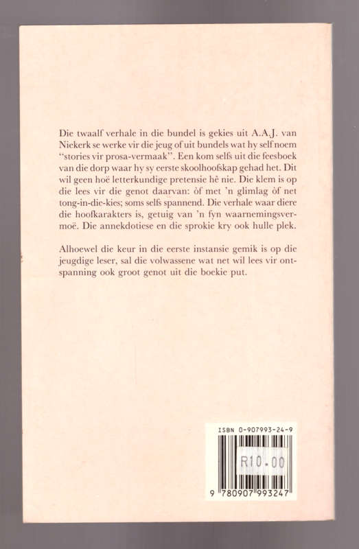 kloutjie by die oor - A.A.J. van Niekerk