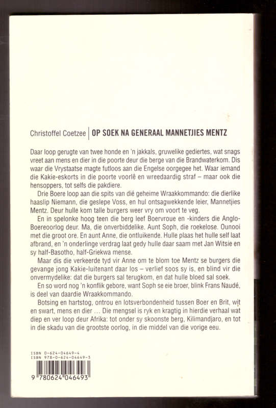 Op soek na Generaal Mannetjies Mentz