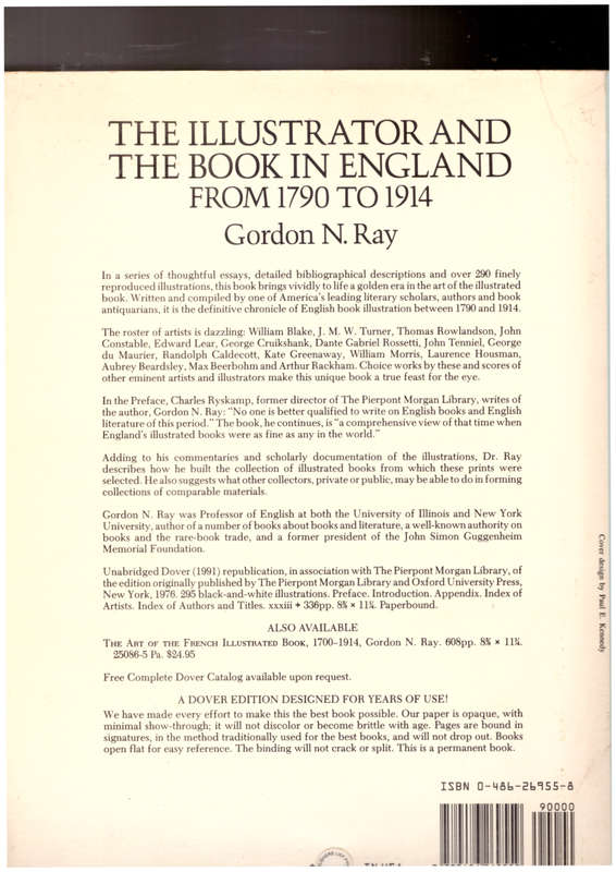The Illustrator and the Book in England from 1790 to 1914