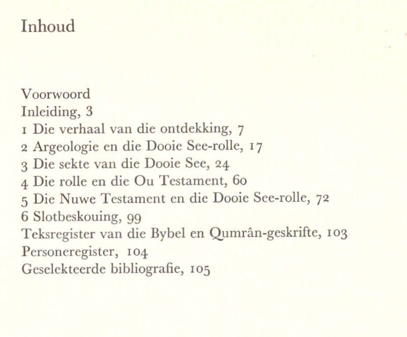 Die Dooie See-rolle en die Bybel, - Charles Fensham