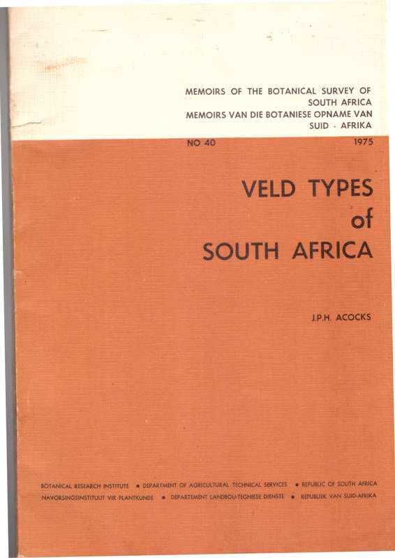Veld Types of South Africa