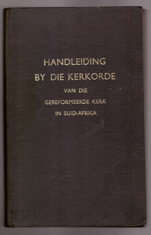 Handleiding by die Kerkorde van die Gereformeerde Kerk in Suid-Afrika