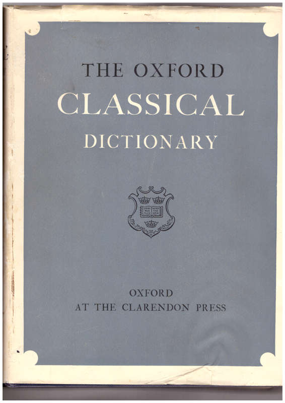 The Oxford Classical Dictionary