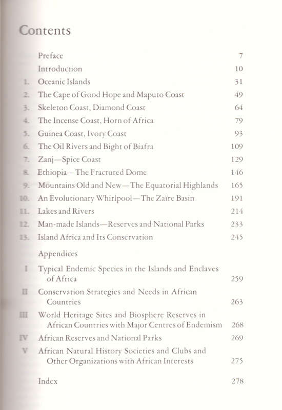 Island Africa, The Evolution of Africas Rare Animals and Plants