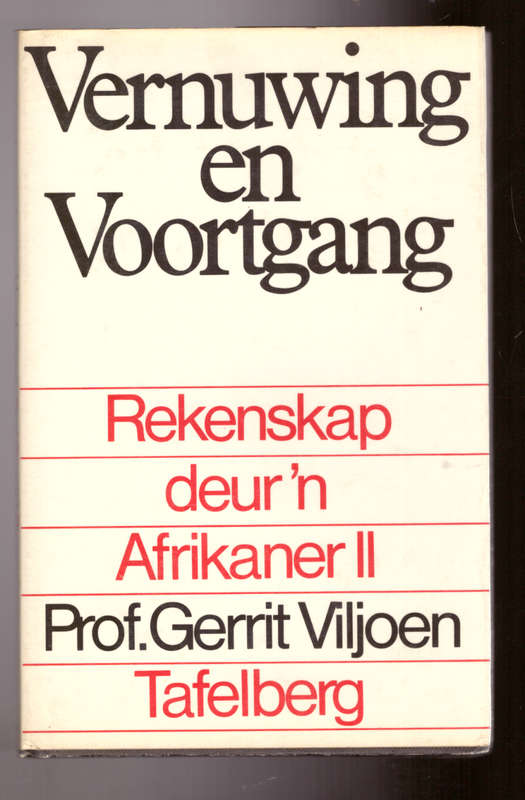 Vernuwing en Voortgang II (Prof. Gerrit Viljoen)