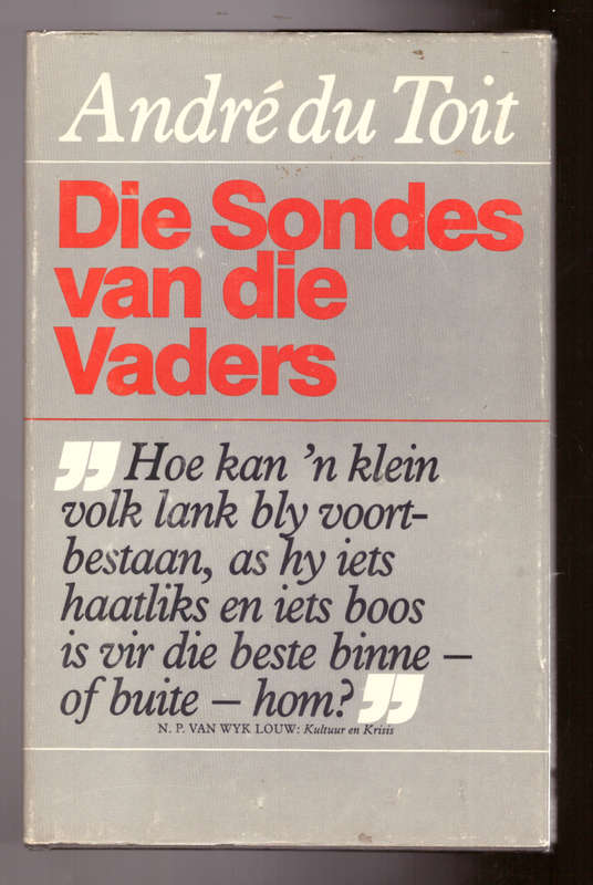 Die sondes van die vaders, (André du Toit)