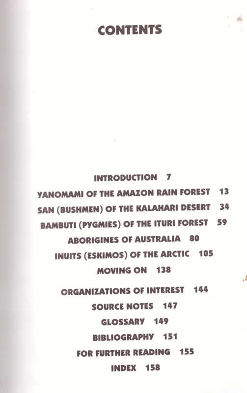 Endangered Peoples (include San people)