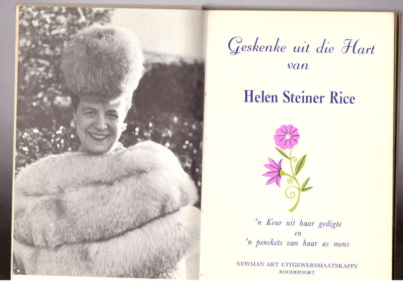 Geskenke uit die Hart  (Helen Steiner Rice) - gedigte