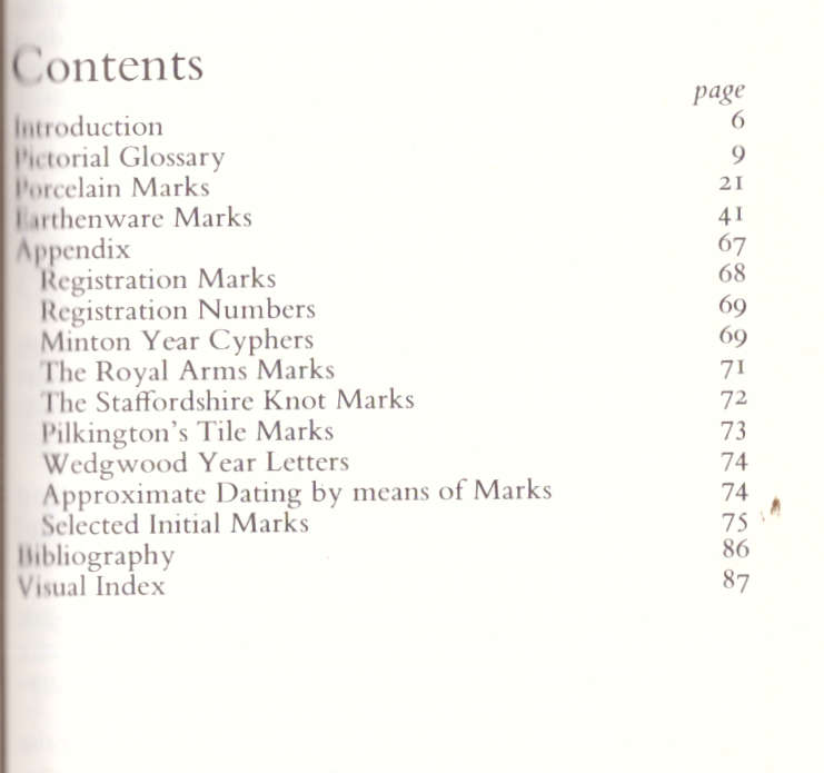 Pottery and Porcelain Marks including Scottish and Irish Marks