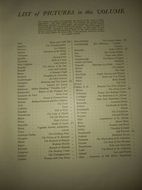 The World`s Famous Pictures (second volume) ca 1927