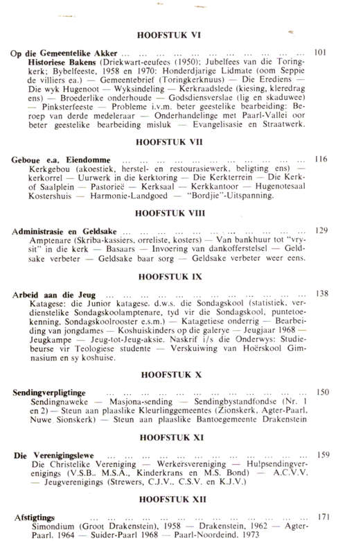 Eeufees by die Toringkerk Ned. Geref, Gemeente Noorder-Paarl 1875-1975