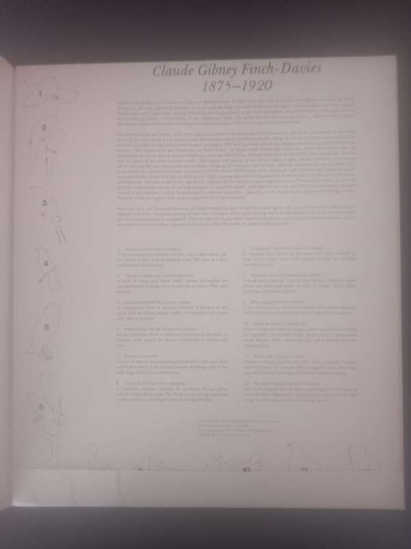 Claude Gibney Finch-Davis 1875-1920, Observer, student and highly skilled illustreerder  of SA