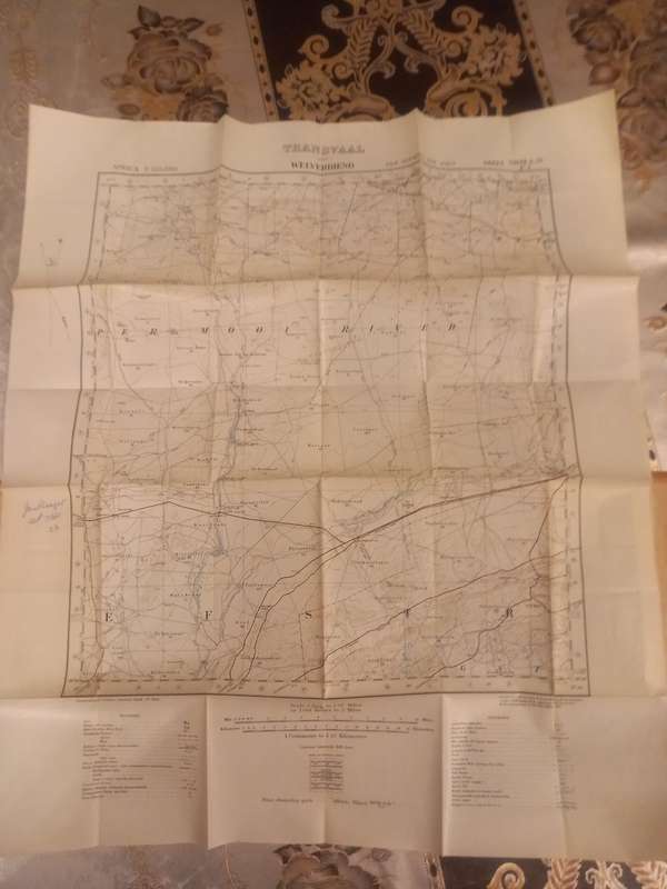 Transvaal, Welverdiend Map- Geographical Section, General Staff, 1913
