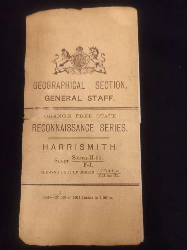 Harrismith map - Geographical Section, General Staff, Orange Free State Reconnaissance series 1912