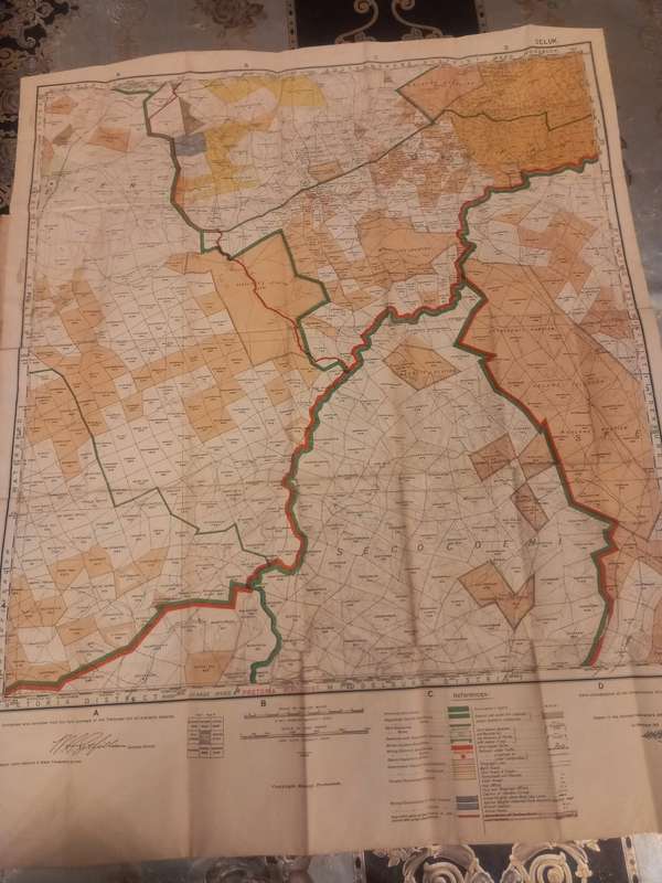 Geluk - map of the Union of South Africa Province of Transvaal map, 1911