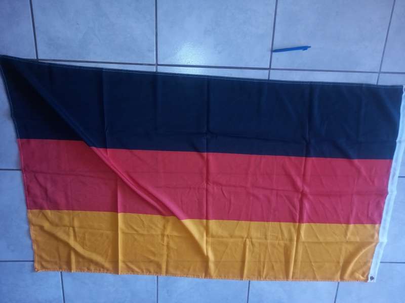 Five vintage flags