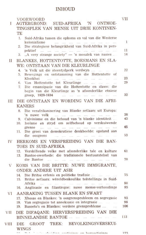 Van van Riebeeck tot Verwoerd 1652-1966