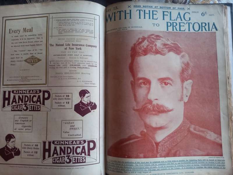 With The Flag to Pretoria & After Pretoria the Guerilla War, the weekly  magazines , Scarce