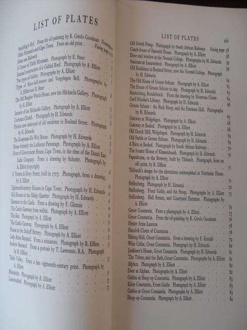 Historic Houses of South Africa - SIGNED by the author and letter by the author to General Smuts