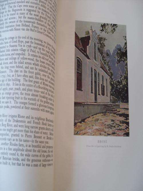 Historic Houses of South Africa - SIGNED by the author and letter by the author to General Smuts