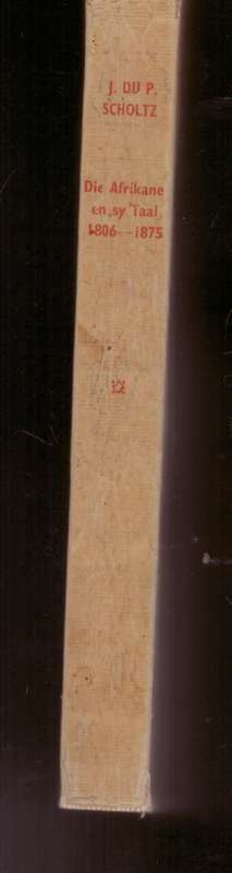 Die Afrikaner en sy taal, 1806-1875