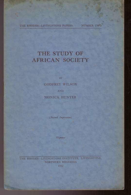 The Study of African Society
