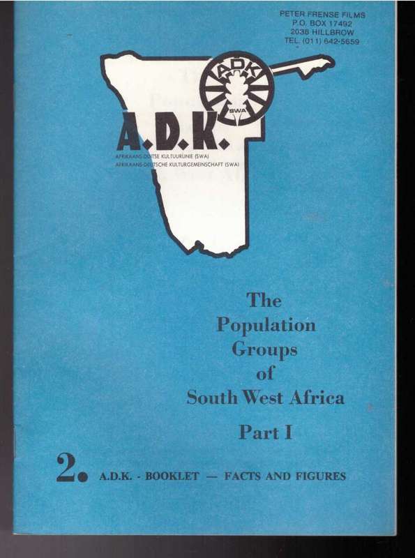 Afrikaans-Duitse Kultuurunie / Afrikaans-Deutsche Kultuurgemeinschat (SWA) nr 2, (1978)