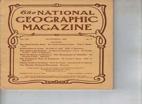 The National Geographic Magazine, 1909