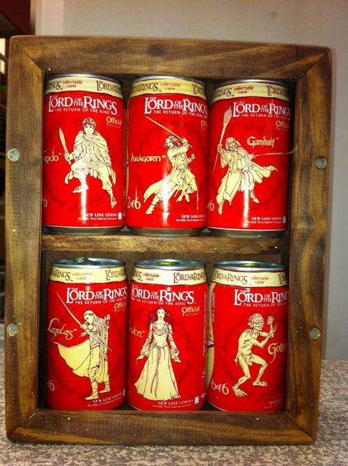 Coke Can Lord of the Rings ( Complete 6 Can Set )