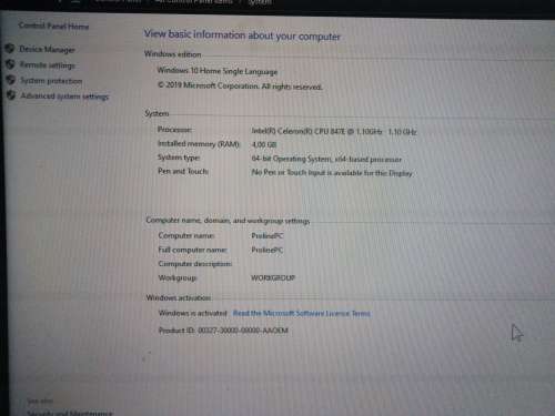 PROLINE MINI PC 80GB HDD 4GB RAM WIN 10 + BLUETOOTH MINI KEYBOARD + HDMI CABLE