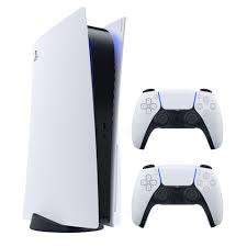 PS5 Console Disc Edition + 2 x Controllers + Charging Dock + GTA 5 + GT7 + MotoGP 21 ( New )