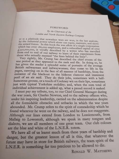 By rail to Victory The Story of the LNER in Wartime; Norman Crump