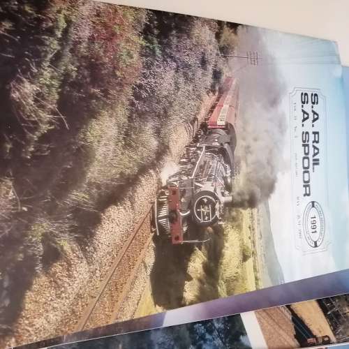 SA Rail Official magazine of the Railway Society Of South Africa. Twelve volumes