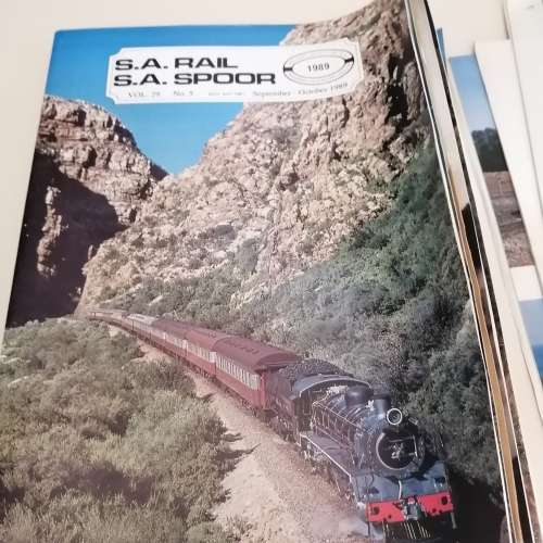 SA Rail Official magazine of the Railway Society Of South Africa. Twelve volumes