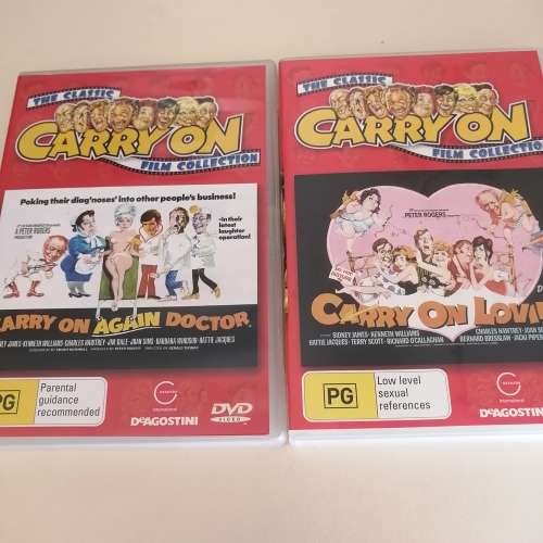 Carry On DVD`s. Eight in total.