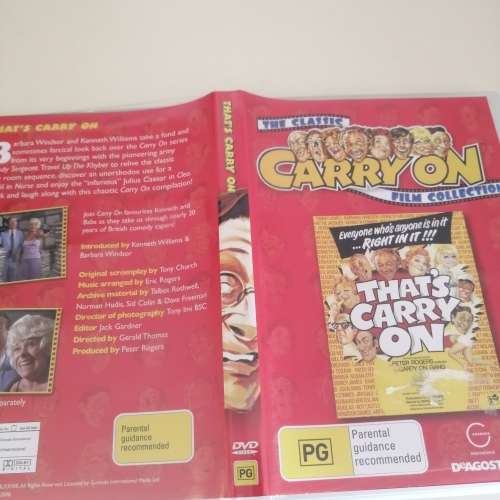 Carry On DVD`s. Eight in total.