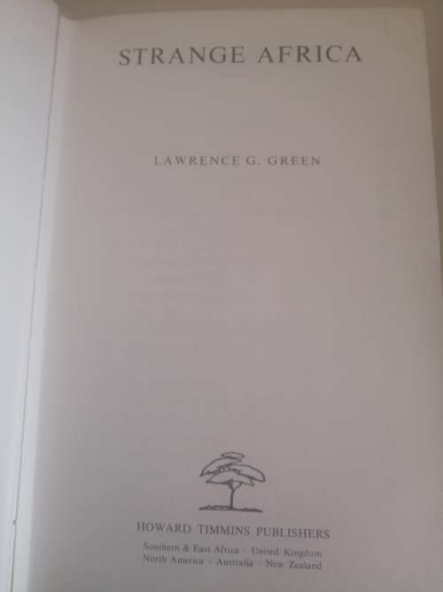 Strange Africa : Lawrence G. Green