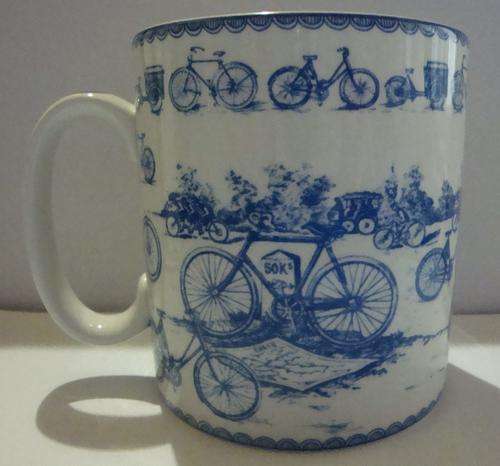 Spode Blue Room Collection,"Vintage Cycling" Mug