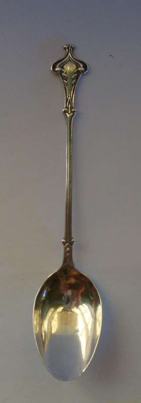Hallmarked; Art Nouveau Spoon; Birmingham 1902